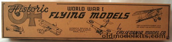 California Model Co 1/16 Nieuport 17 C1 - 19.75 inch Wingspan Balsa Flying Model Airplane plastic model kit